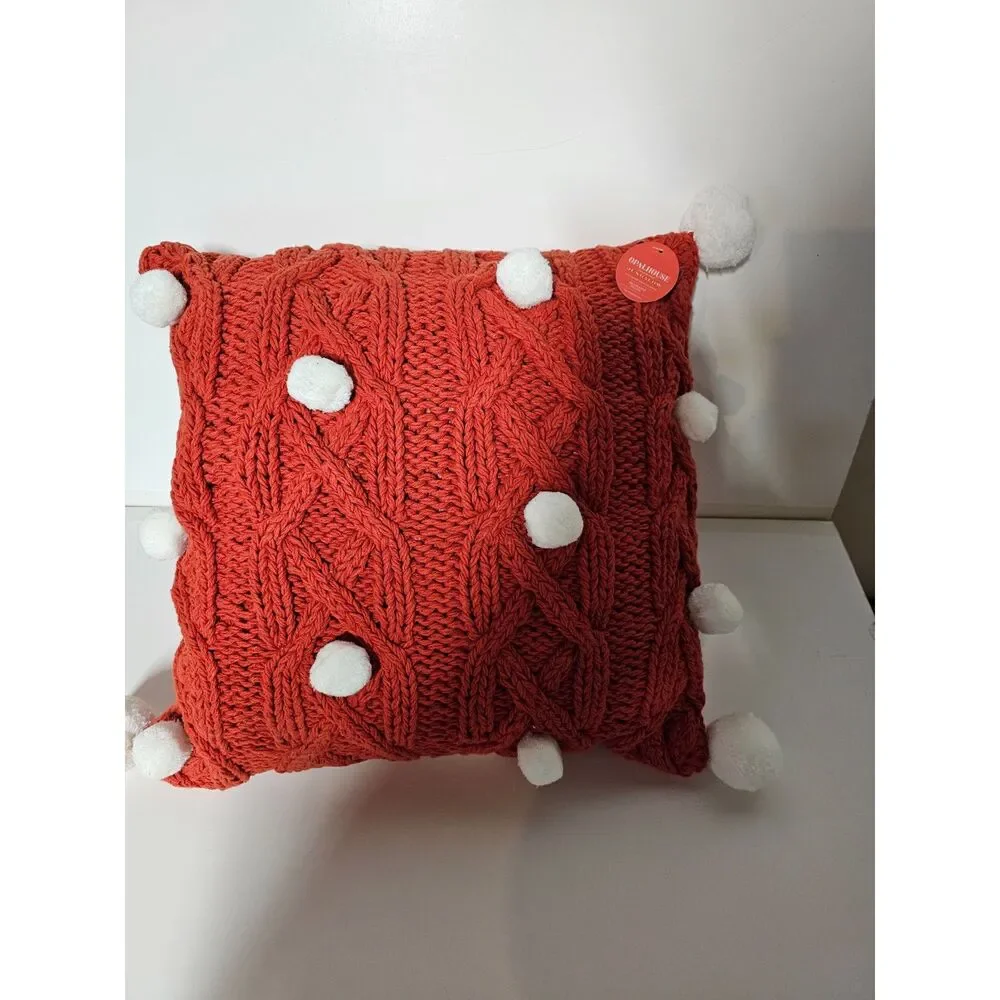 Cable Knit Throw Pillow